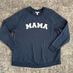 Isabel Maternity by Ingrid & Isabel Graphic Maternity Sweatshirt Blue Size undefined Photo 2