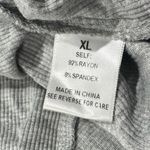 Kaileigh Stitch Fix Grey Ribbed Long Sleeve Bodysuit Women’s XL Photo 1