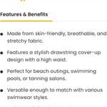 AIMAGE Tan Knit Ruched Semi Sheer Mini Skirt M 2BJ123 Brown Size M Photo 7