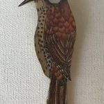 Bird Pin Brooch Handmade vintage bird watcherNew Photo 2