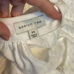 Adelyn Rae  Women’s XS White Checker Angel Check Seersucker Sleeveless Dress Chic Photo 6