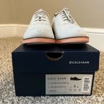 Cole Haan womens Light Gray Knit Oxfords with Pink Sole Size 5 Photo 1