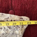 Anthropologie Cream Lace Chemise with Floral Design Size XL Photo 6