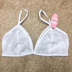 Anemone  White Lace Bralette One Size Photo 2