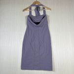 Athleta Sizzle Halter Dress Sz 4 Purple Lavender Athletic Stretch Shelf Bra Photo 6