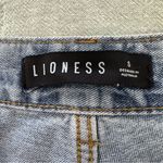 LIONESS Revolve  Women’s Double Waisted Straight Leg Jeans Size Small Photo 4