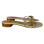 Tommy Bahama Sandals Womens 8M Tan Leather Flower Relaxology Open Toe‎ Summer Size 8 Photo 4