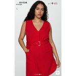 Mango  Red Mini Dress Photo 8