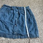 Charlotte Russe 🦋  Blue Denim Button-Front Mini Skirt Casual Y2K 0 Photo 3