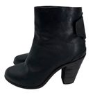 Rag and Bone Ladies‎  Kerr Back-Tab Boots 40 / 10 Black Leather Booties Photo 2