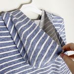 Organic Rags French terry Heather Blue striped hoodie size XS Photo 63