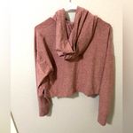 Fabletics  Dusty Rose Cropped Hoodie Size Small EUC Photo 2