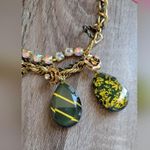 Betsey Johnson NWT Navy Nautical Teardrop Necklace.*flawed* Photo 6