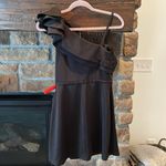 Mac Duggal One Shoulder Ruffle Mini Dress Photo 5