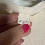 Anthropologie Moth Chester Cream White Sweater Tunic Dress Large Photo 5