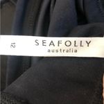 Seafolly  Women's Twist Front Soft Cup Tankini Top Sz. 12 Black Summer Swim Beach Photo 5