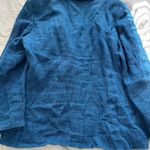 Alfani Vintage  woman blue linen blazer Photo 6