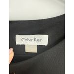 Calvin Klein Dress Women 14W Black White Stripe Belted Modest Office Versatile Photo 7