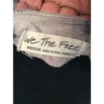 We The Free Size Medium Tee Shirt Short Sleeve Stretchy Crew Neck Blue Photo 3