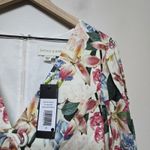 Sachin + Babi Dolce Dress Sz 8 Antico Botanico Floral Puff Sleeve Fit & Flare Photo 2