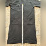 CAbi  Button Front Shirttail Cardigan Sweater Women's‎ Size Small Black Dress Photo 6