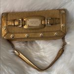 Michael Kors  Panama Straw Woven Straw Clutch Shoulder Bag Photo 11