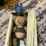 Burberry  Beige Bow Tie Thomas Keychain Photo 3