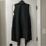 Moda  Dark Gray Sleeveless Vest Women’s One Size Photo 3