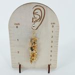 Gold Moon and Star Earrings, North Star Earrings, Celestial Earrings Photo 2