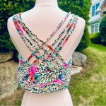 Torrid Women’s Plus Size Jungle Floral Zip Front Sports Bra Size 2X Photo 9