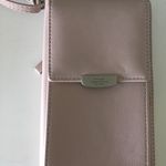 Women's Mini Crossbody Leather Phone Bag Card Holder Wallet Purse Shoulder Bag Pink Photo 5