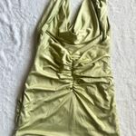 Peppermayo  Exclusive - Samara Halterneck Mini Dress - Sage Photo 6