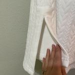 Lysse New York White Short Sleeve Round Neck Lace Up Back Tunic Top Size XS Photo 4