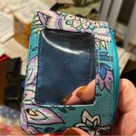 Vera Bradley Vera‎ Bradley Lighten Up Zip ID Case - Peacock Garden - very gently used. Photo 7