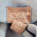 Chico's Light Blue Chambray Button Down Shirt Size Small Chambray Blouse Photo 5