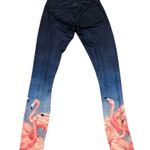 Beyond Yoga ‎ Navy Blue Pink Flamingo Women's Legging Pants XS Photo 1