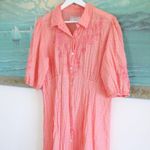 Johnny Was  Gingham Embroidered Dress SZ M Photo 7