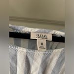 a.n.a NWT  New Approach Blue/White Striped Rayon Linen Midi Dress Women’s M Photo 1