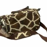 Isabella’s Journey Giraffe Print Weekender Bag Brown Photo 3