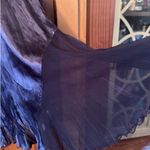 komarov handmade in USA (L.A.) Midi dress wedding guest formal unique L Blue Size L Photo 6