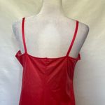 Vtg Kayser Full Slip Dress Sz 38 Bust Lace Coquette Babydoll USA 60s Y2K Pinup Red Size L Photo 7