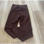 THRIVE SOCIETE Ribbed High Waisted Leggings Brown Size Small Activewear Photo 5