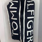 Tommy Hilfiger  black white knit scarf logo Photo 0