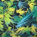 Soft Surroundings  tummy slimming tropical print stretch pull on pants, size PL Photo 1