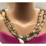 Vintage Cowrie Shell Necklaces Natural Shell Hand Made Jewelry‎ Beach Surf 32" Photo 5