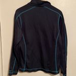 Nike Golf Navy and Teal Quarter Zip Pullover Photo 3