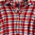 Gap  Red and White Plaid Shirt Photo 2