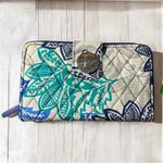 Vera Bradley Quilted Campus Backpack - Large - Peacock Blue Photo 6