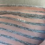 a.n.a Pink and Grey Striped Cozy Long sleeve Photo 1