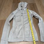 Athleta Skinny Stripe Strength Hoodie in Silver Shimmer - Size XXS Photo 8